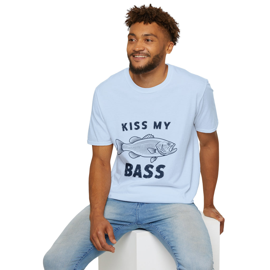 Kiss My Bass T-Shirt — Funny Fishing Tee for Anglers