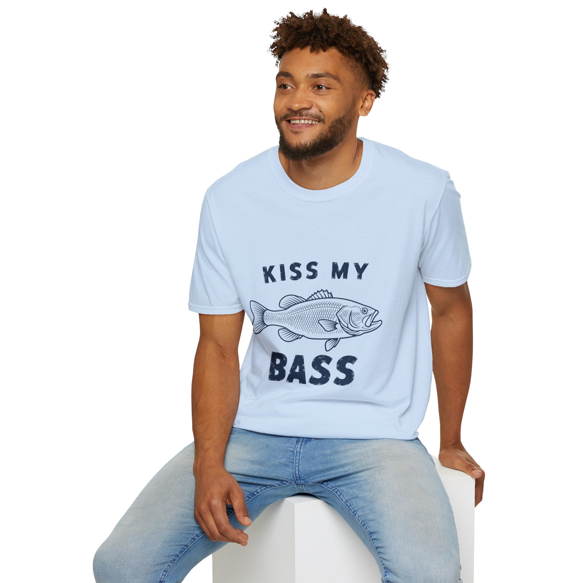 Kiss My Bass T-Shirt — Funny Fishing Tee for Anglers