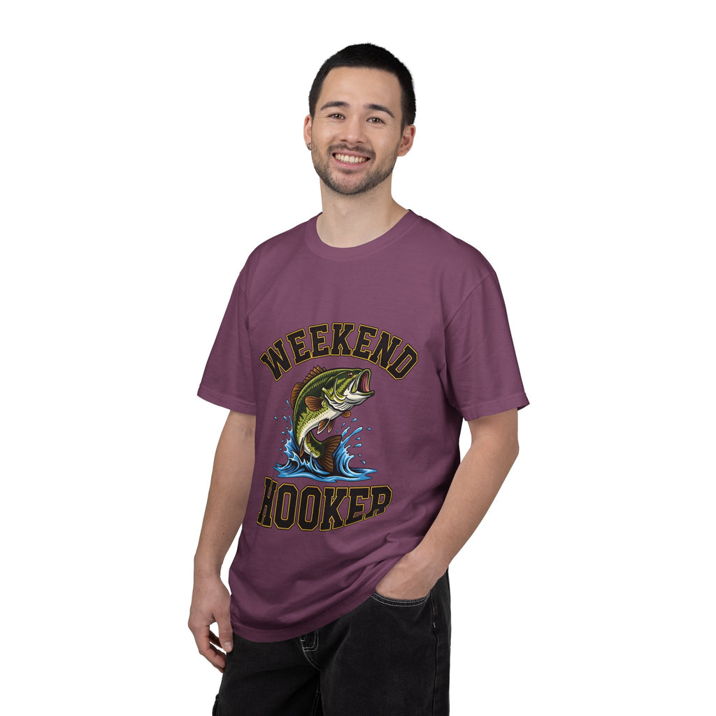 Weekend Hooker Fishing T-Shirt — Bass Graphic Tee for Anglers