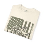 American Flag Largemouth Bass Fishing Shirt