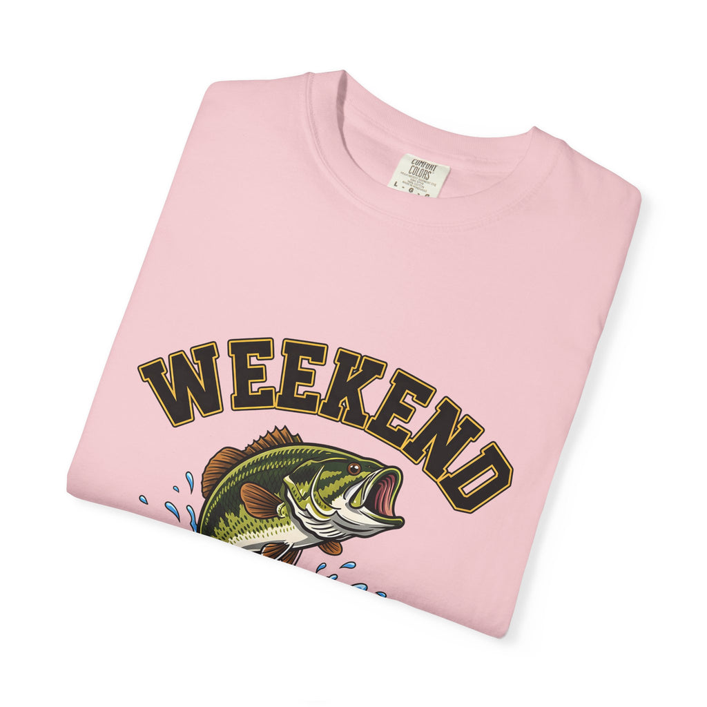 Weekend Hooker Fishing T-Shirt — Bass Graphic Tee for Anglers