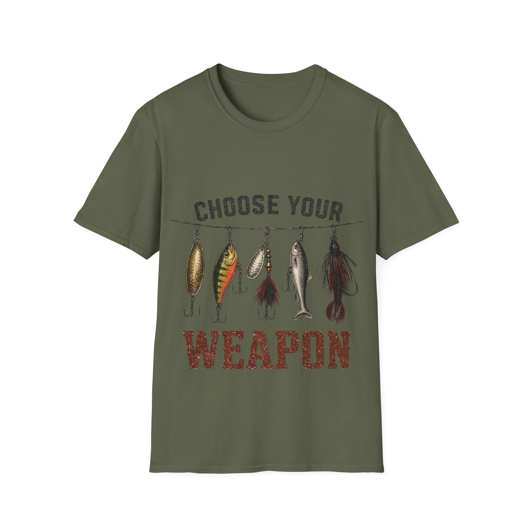 Choose Your Weapon Fishing T-Shirt