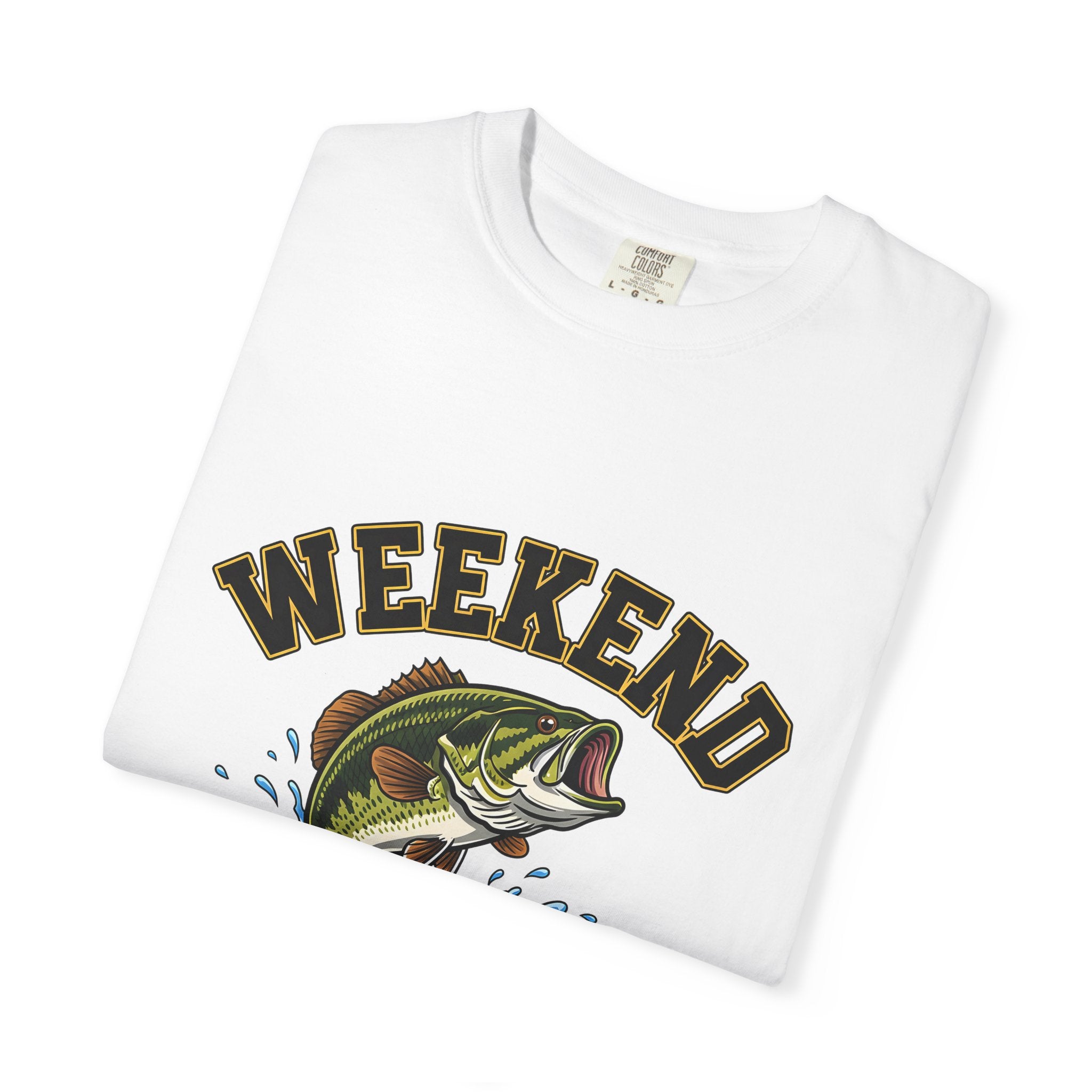 Weekend Hooker Fishing T-Shirt — Bass Graphic Tee for Anglers