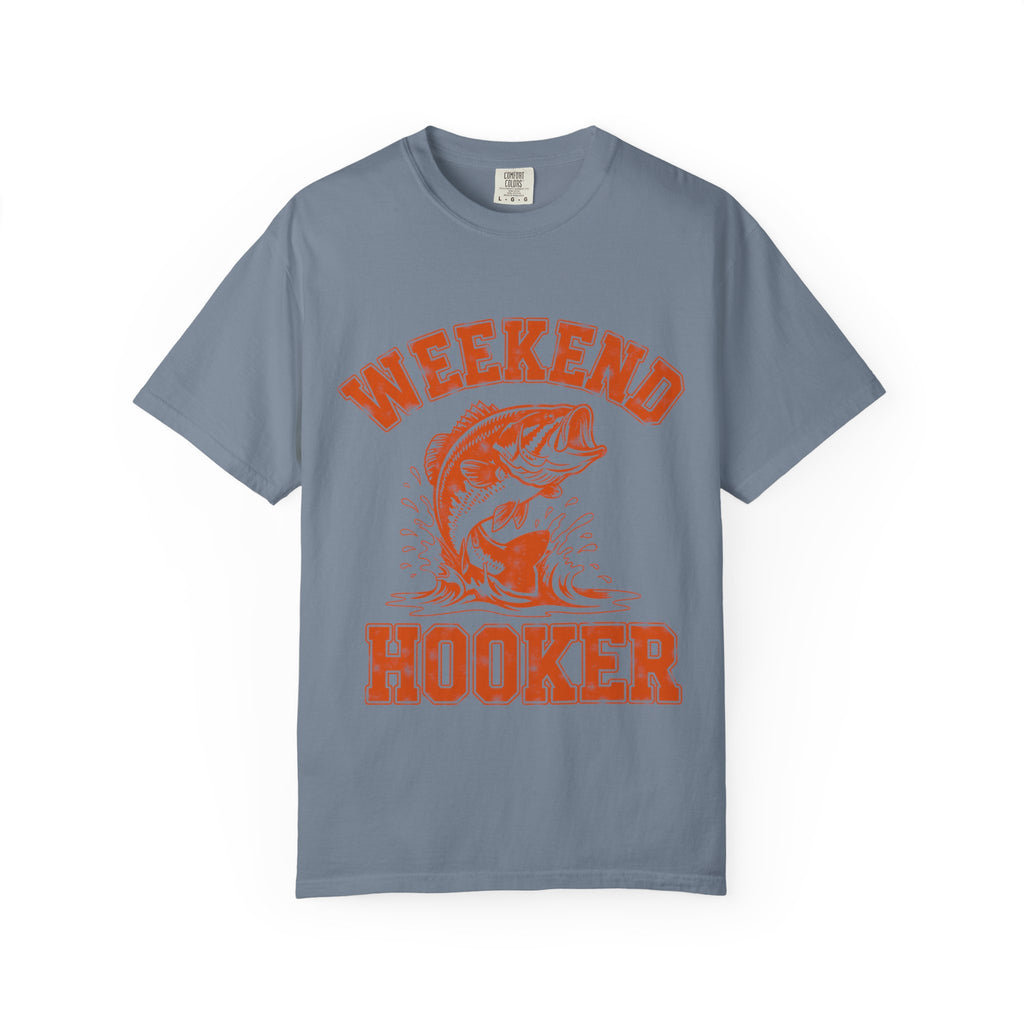 Weekend Hooker Fishing T-Shirt — Bass Graphic Tee for Anglers