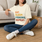 EAT. SLEEP. FISHING. REPEAT. T-Shirt