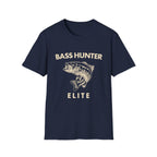 Bass Hunter Elite Vintage Fishing Angler T-Shirt