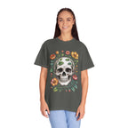 Floraler Totenkopf – Gotische Botanische Kunst