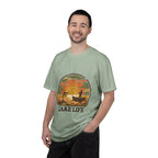 Lake Life T-Shirt — Retro Sunset Fishing Graphic Tee