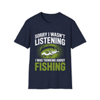 Thinking About Fishing Funny T-Shirt