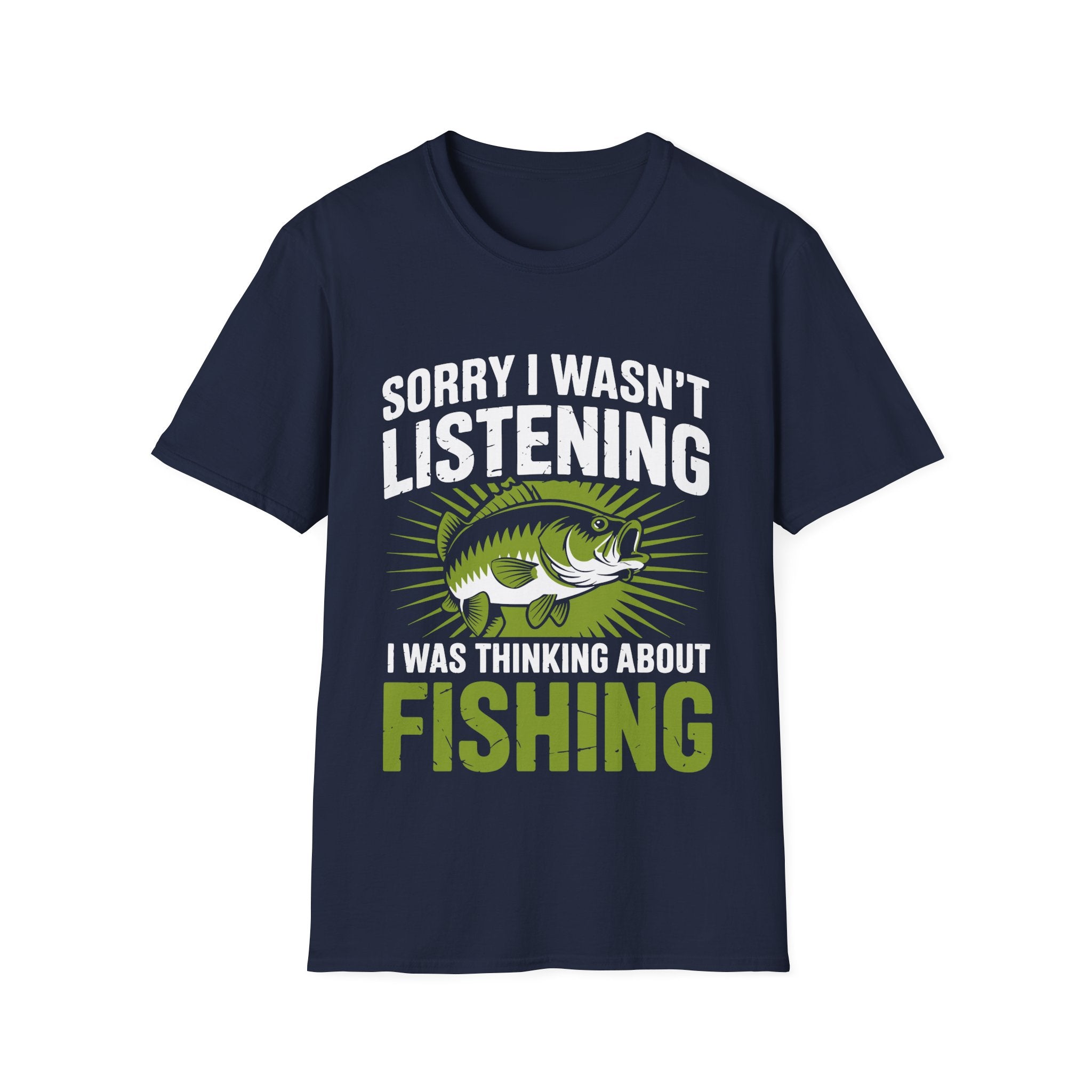 Thinking About Fishing Funny T-Shirt
