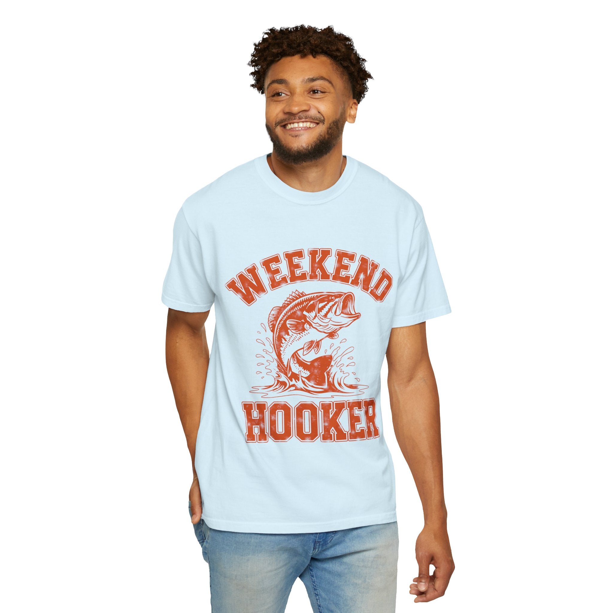 Weekend Hooker Fishing T-Shirt — Bass Graphic Tee for Anglers