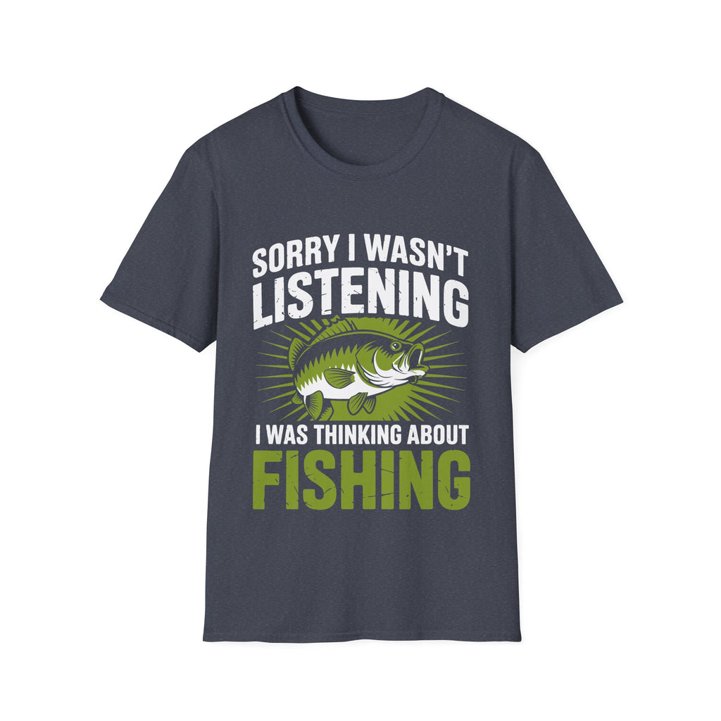 Thinking About Fishing Funny T-Shirt