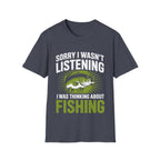 Thinking About Fishing Funny T-Shirt