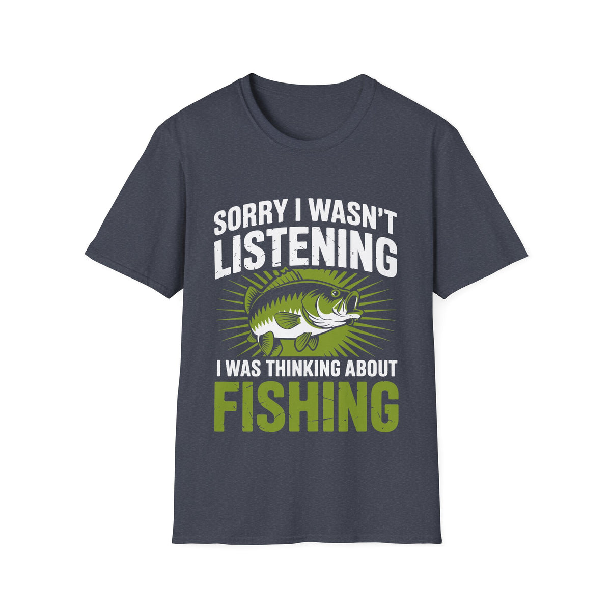 Thinking About Fishing Funny T-Shirt