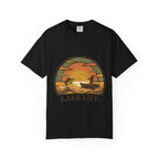 Lake Life T-Shirt — Retro Sunset Fishing Graphic Tee