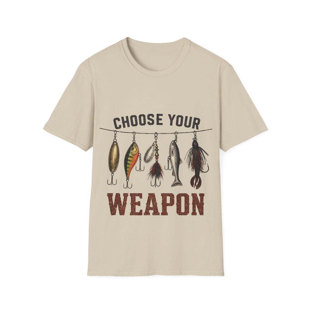 Choose Your Weapon Fishing T-Shirt