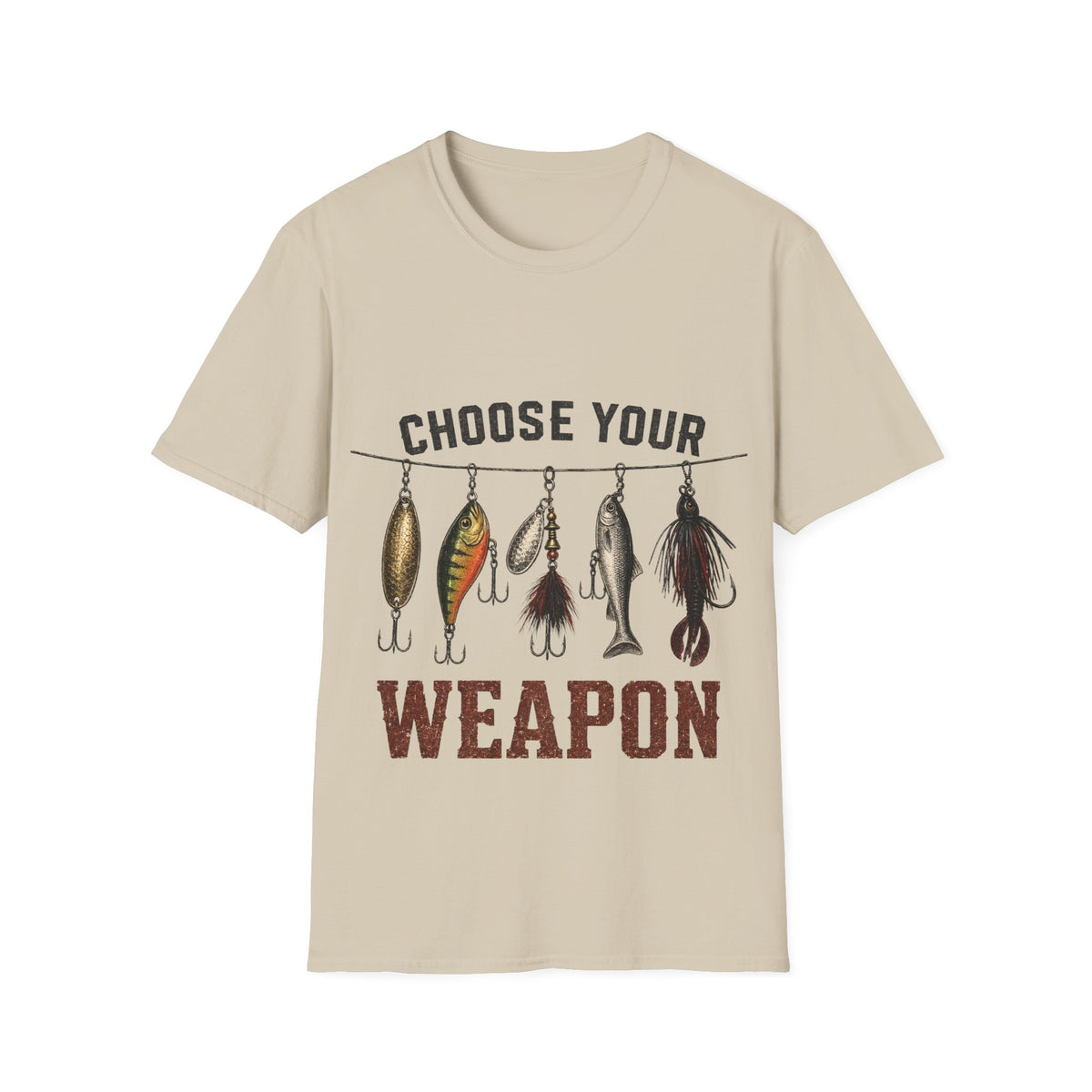 Choose Your Weapon Fishing T-Shirt