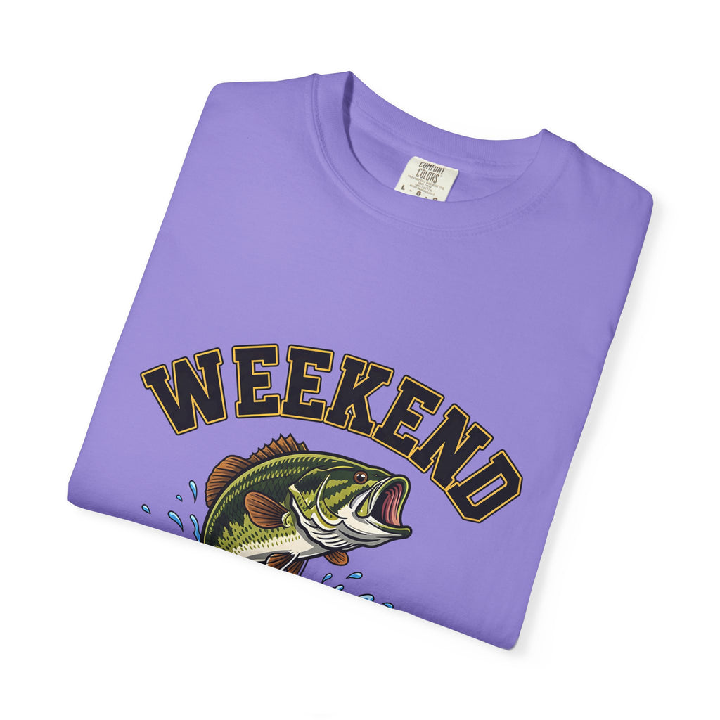 Weekend Hooker Fishing T-Shirt — Bass Graphic Tee for Anglers