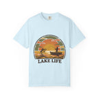 Lake Life T-Shirt — Retro Sunset Fishing Graphic Tee