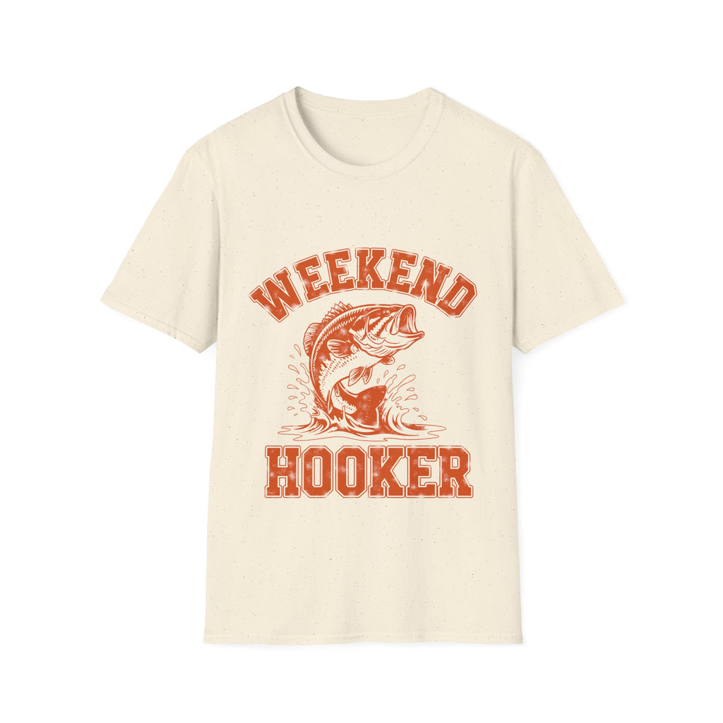 Weekend Hooker T-Shirt – Funny Bass Fishing
