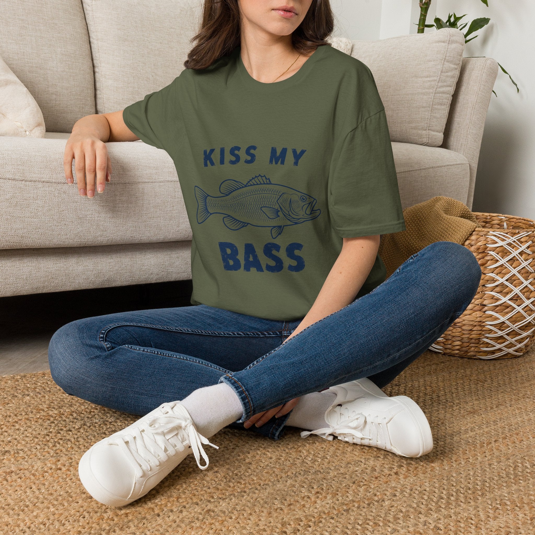 Kiss My Bass T-Shirt — Funny Fishing Tee for Anglers