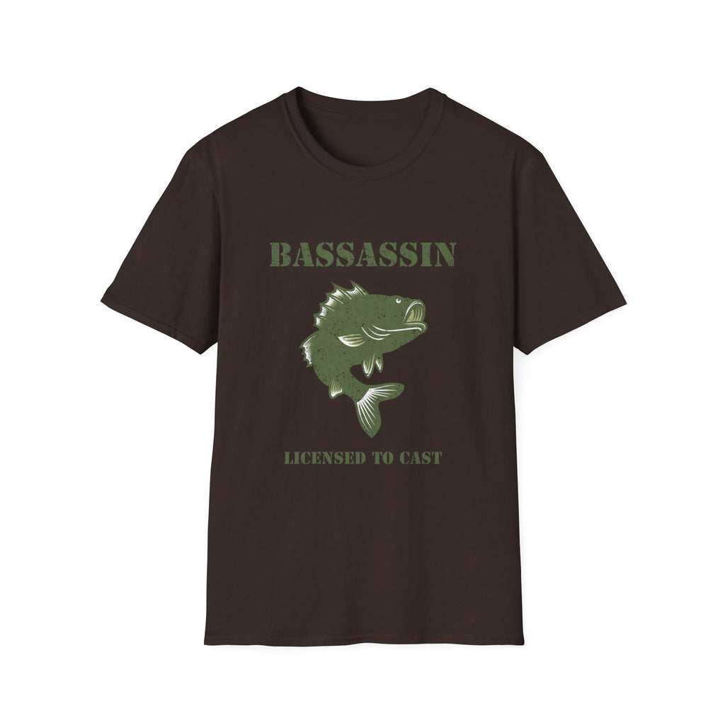 American Flag Bass Fishing T-Shirt
