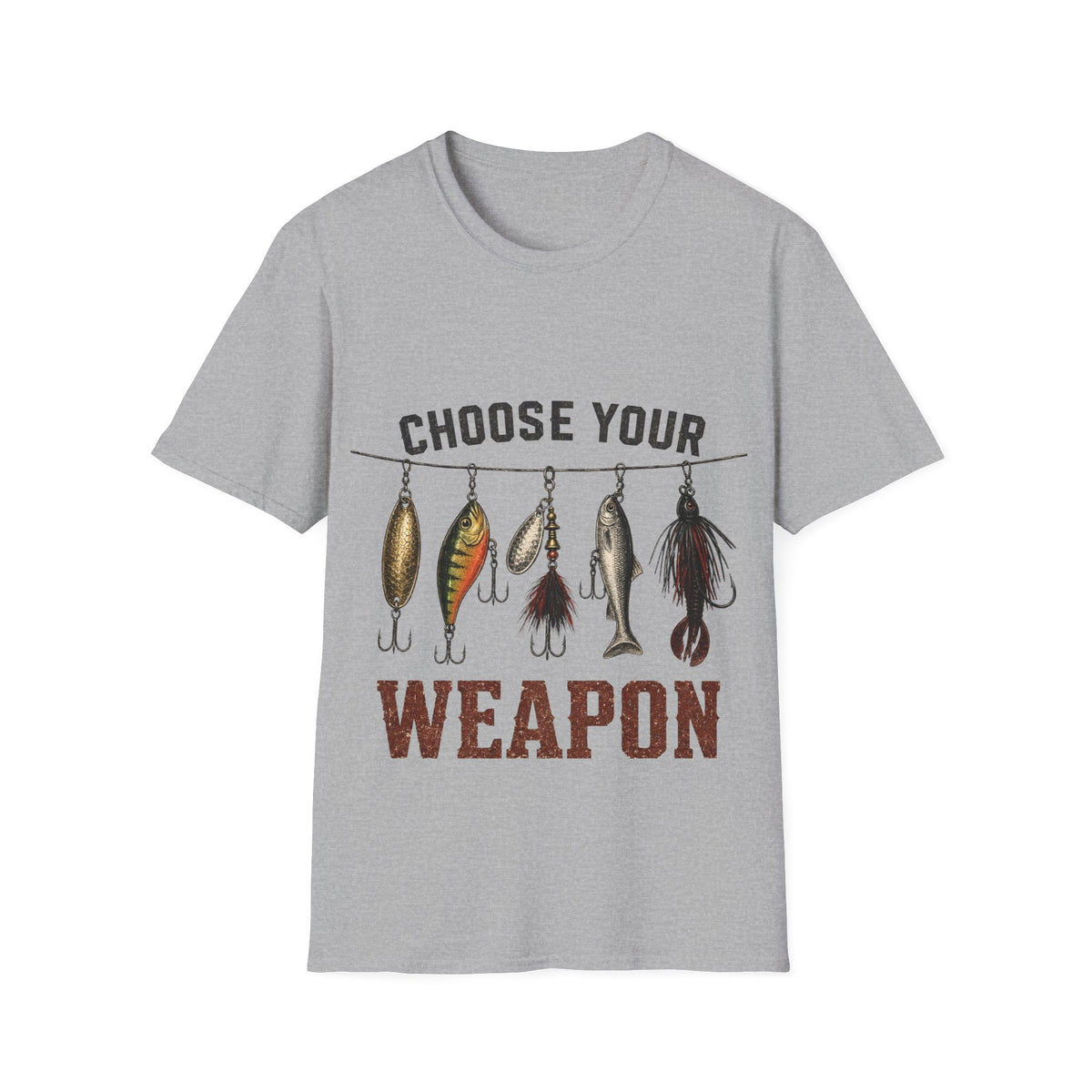 Choose Your Weapon Fishing T-Shirt