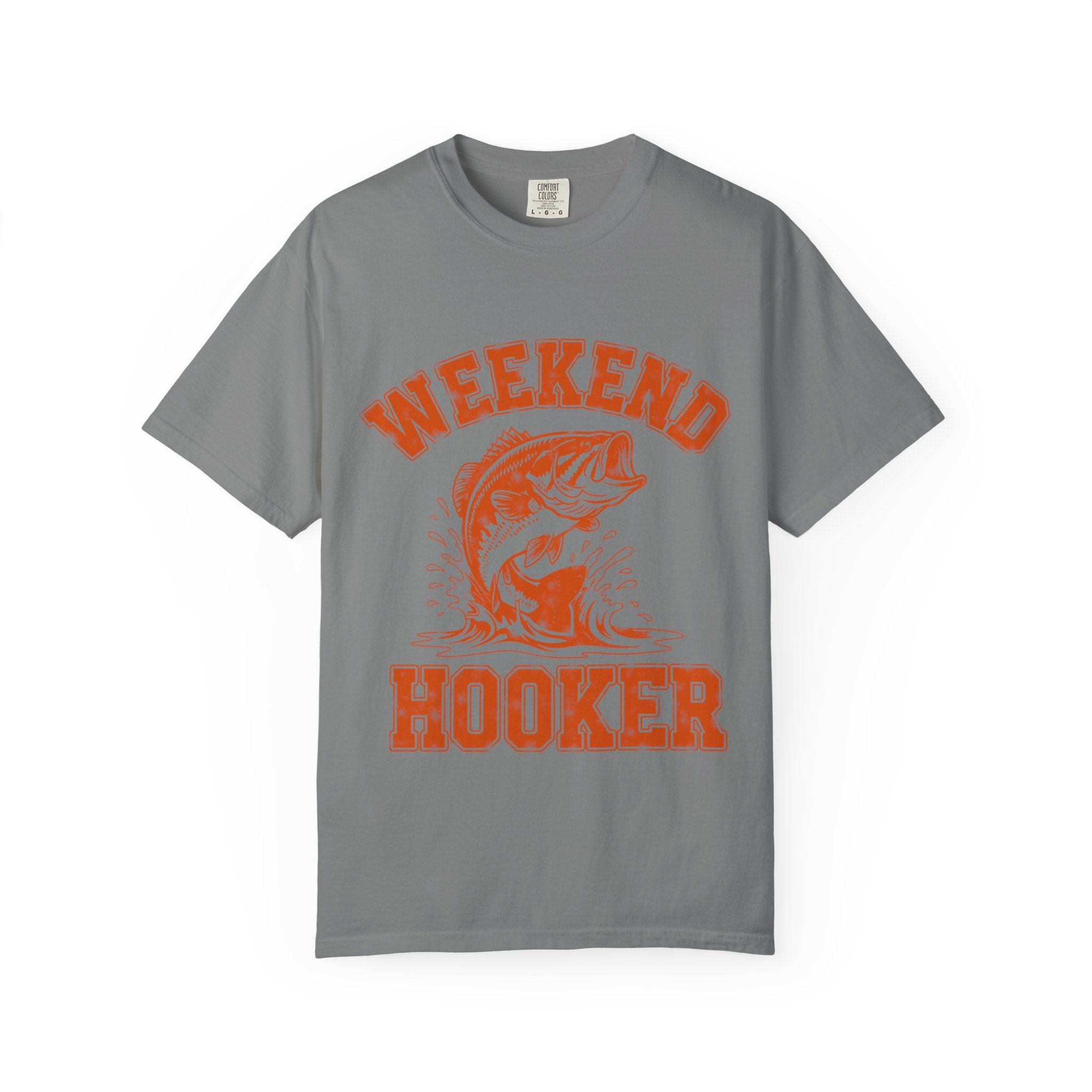 Weekend Hooker Fishing T-Shirt — Bass Graphic Tee for Anglers