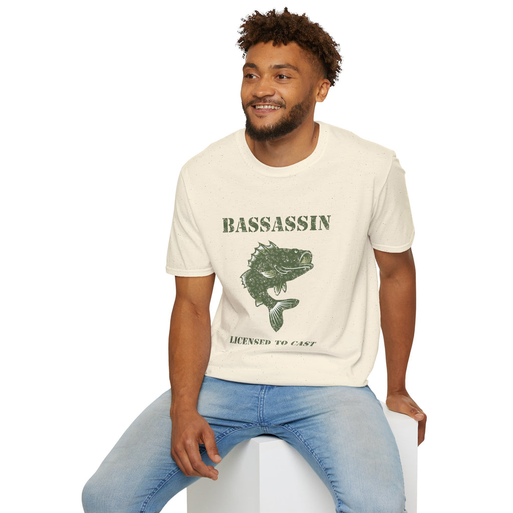 American Flag Bass Fishing T-Shirt