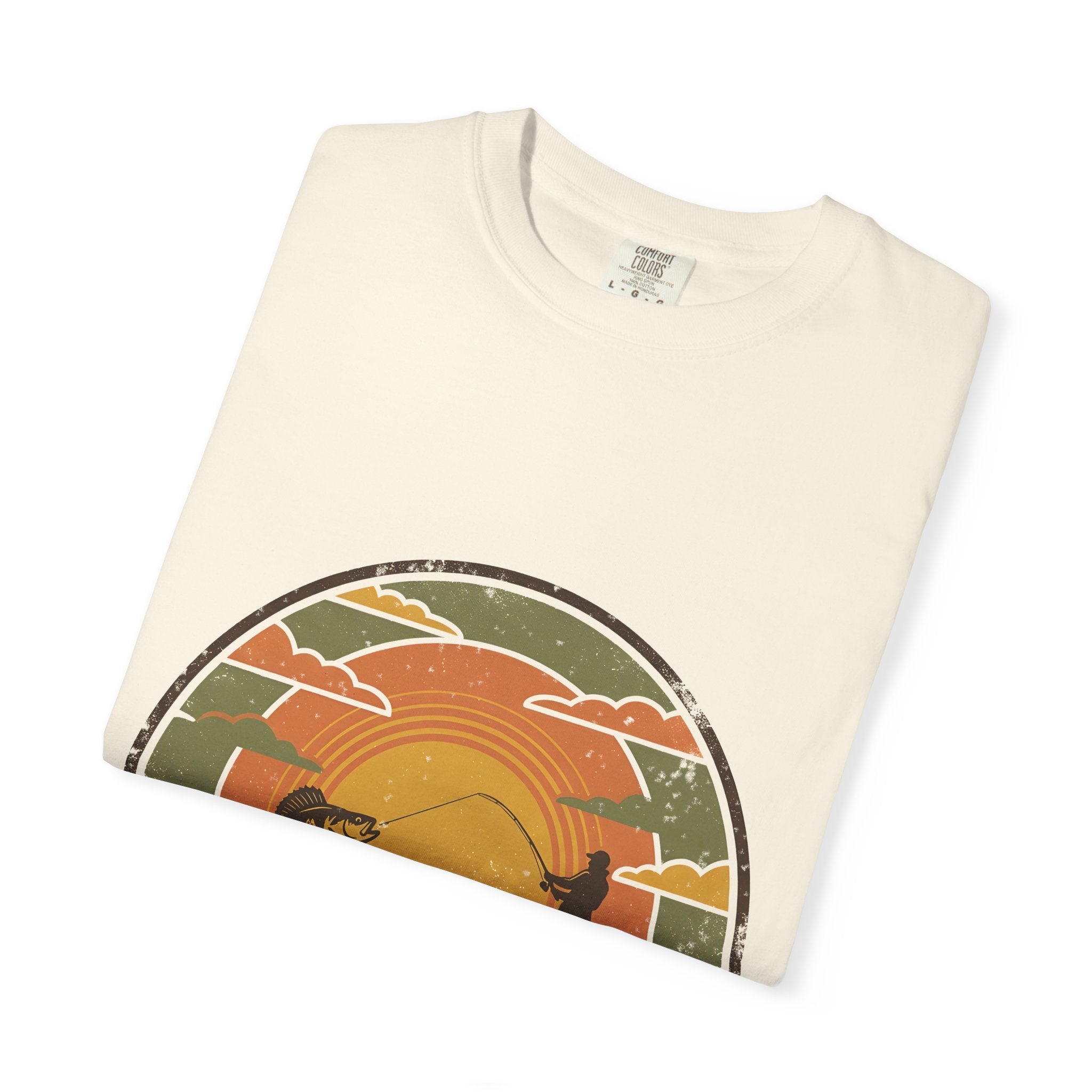 Lake Life T-Shirt — Retro Sunset Fishing Graphic Tee