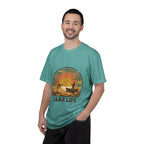 Lake Life T-Shirt — Retro Sunset Fishing Graphic Tee