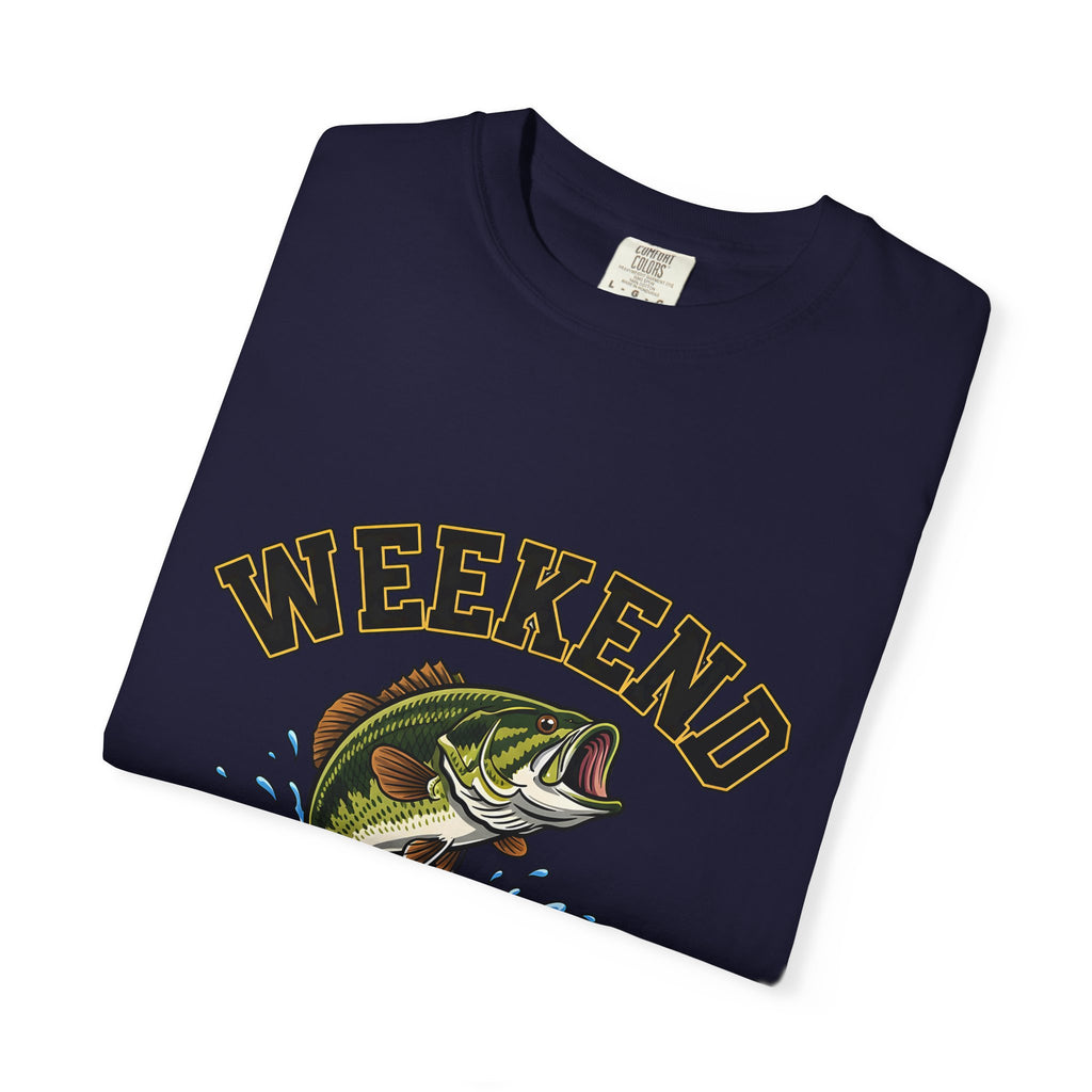 Weekend Hooker Fishing T-Shirt — Bass Graphic Tee for Anglers