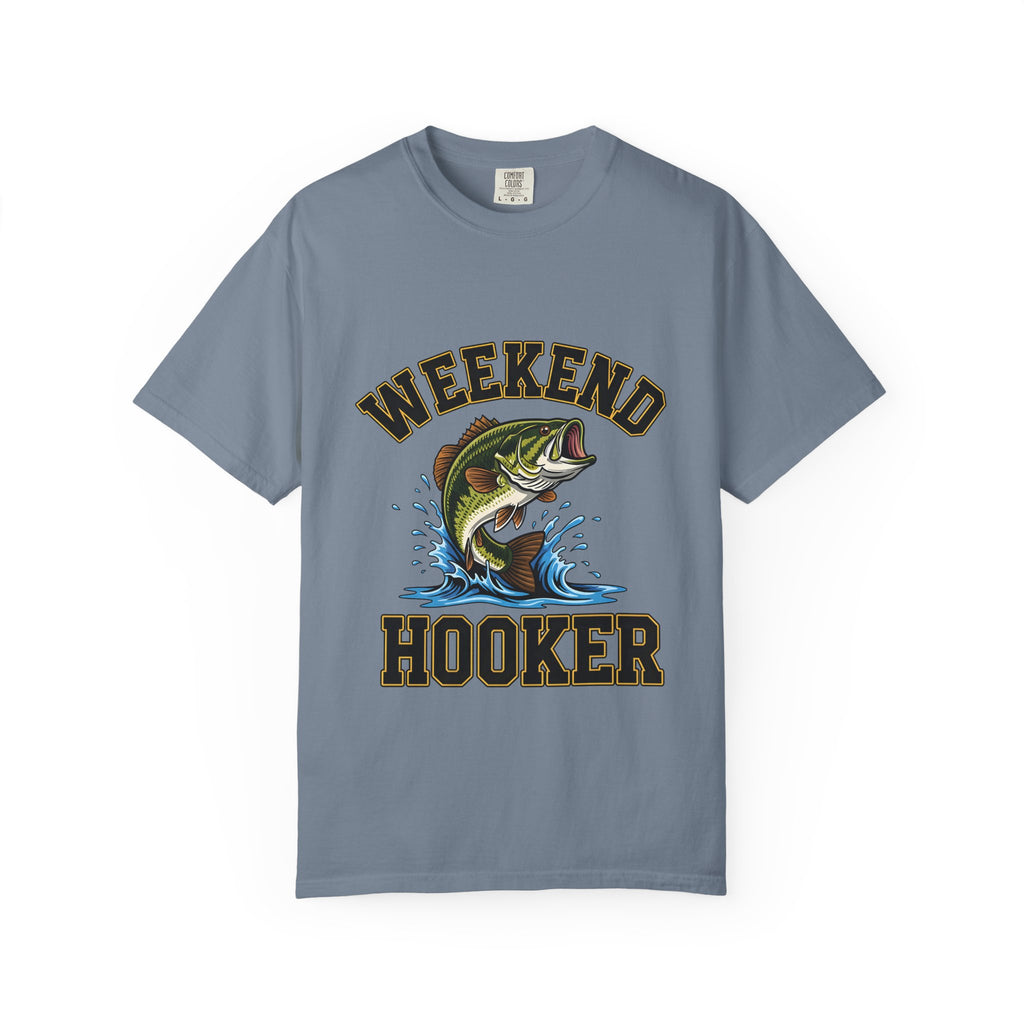 Weekend Hooker Fishing T-Shirt — Bass Graphic Tee for Anglers