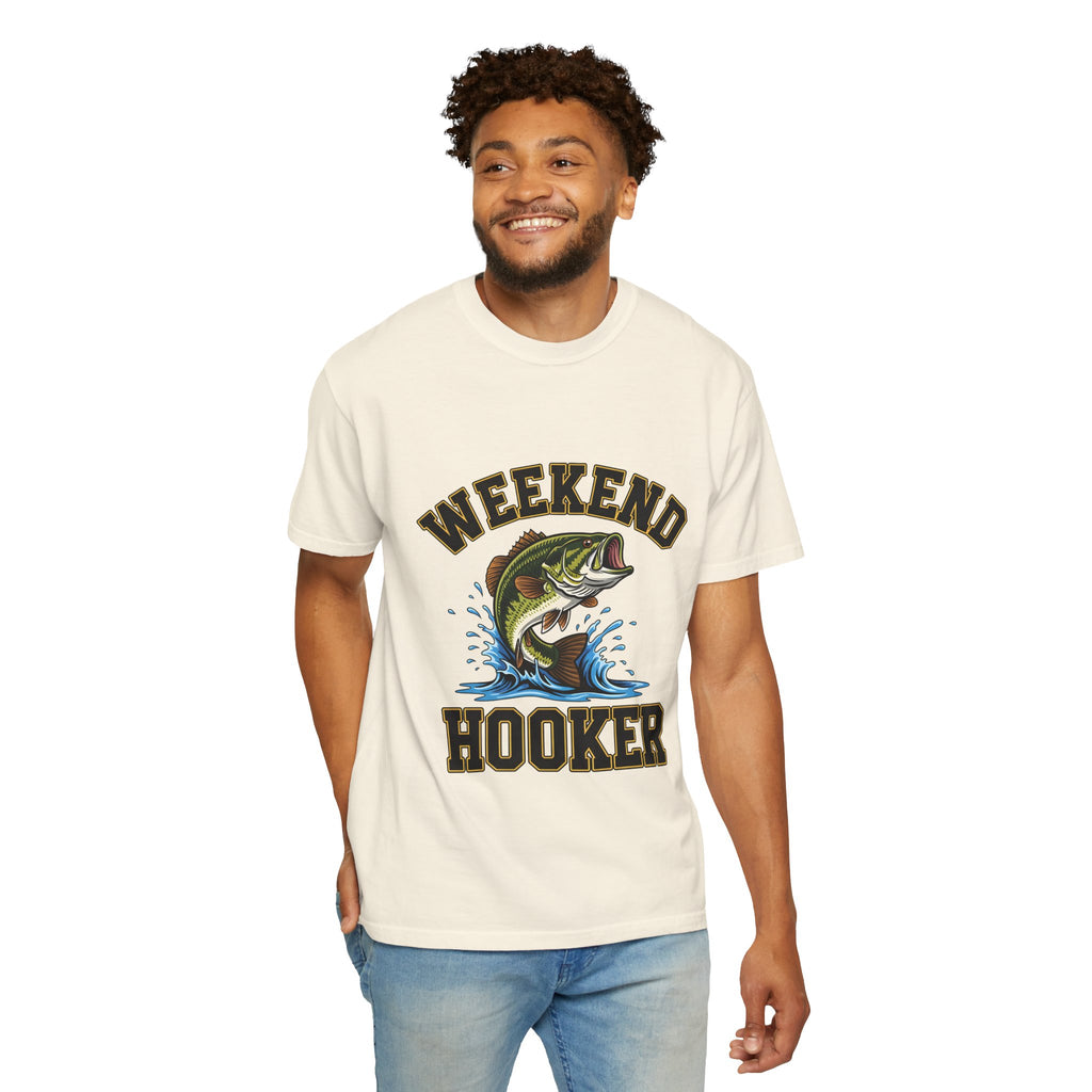Weekend Hooker Fishing T-Shirt — Bass Graphic Tee for Anglers