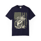 American Flag Largemouth Bass Fishing Shirt