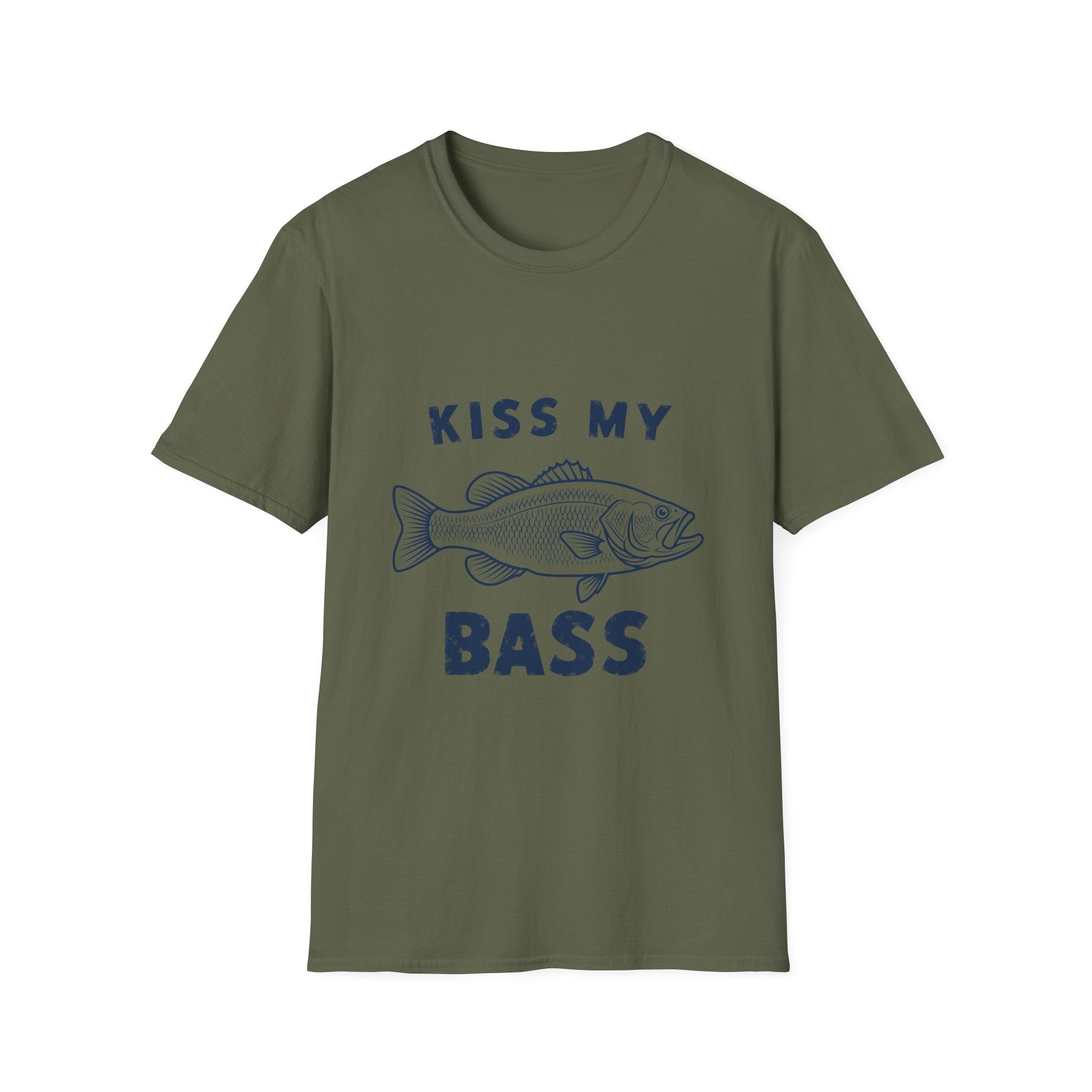 Kiss My Bass T-Shirt — Funny Fishing Tee for Anglers
