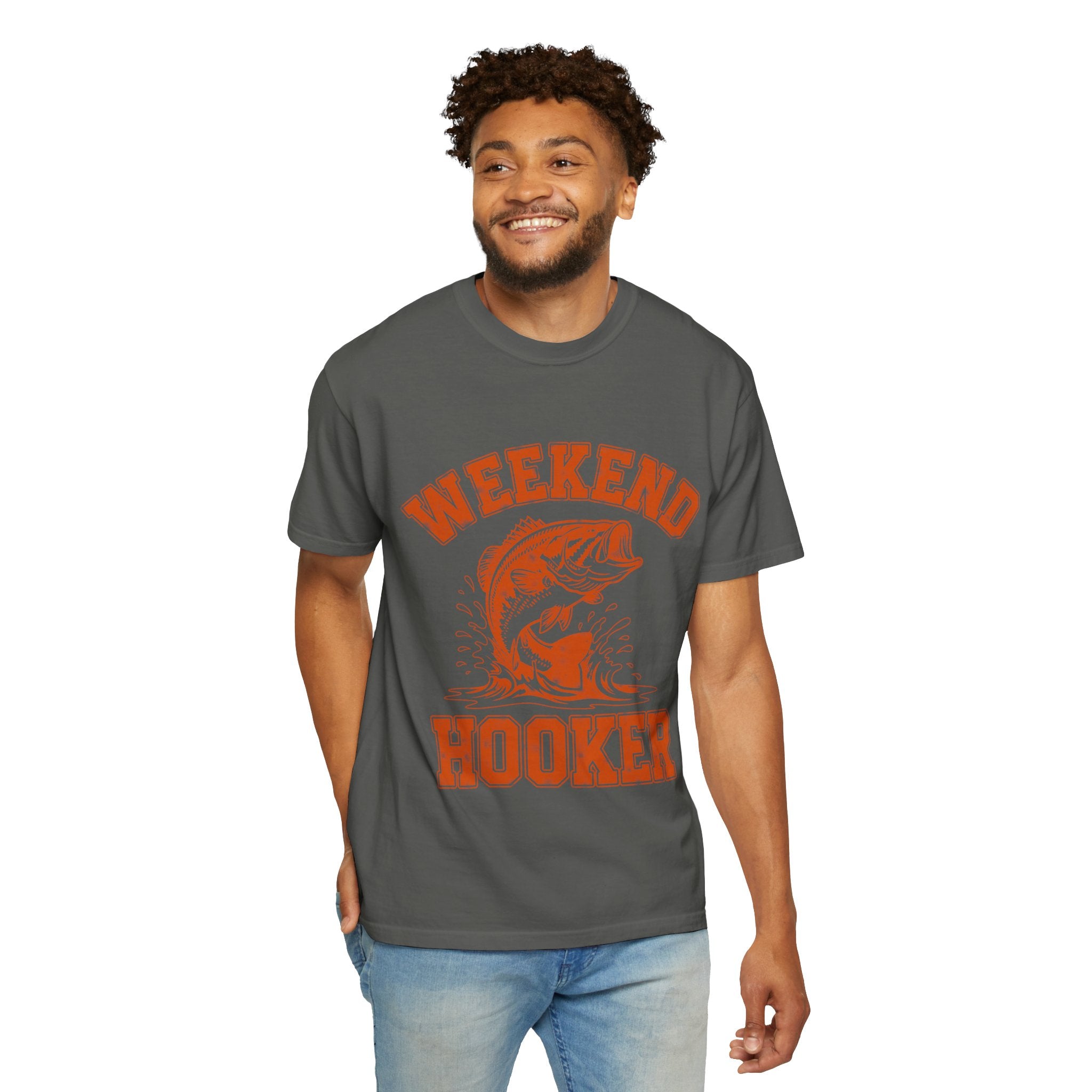 Weekend Hooker Fishing T-Shirt — Bass Graphic Tee for Anglers