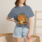 Lake Life T-Shirt — Retro Sunset Fishing Graphic Tee