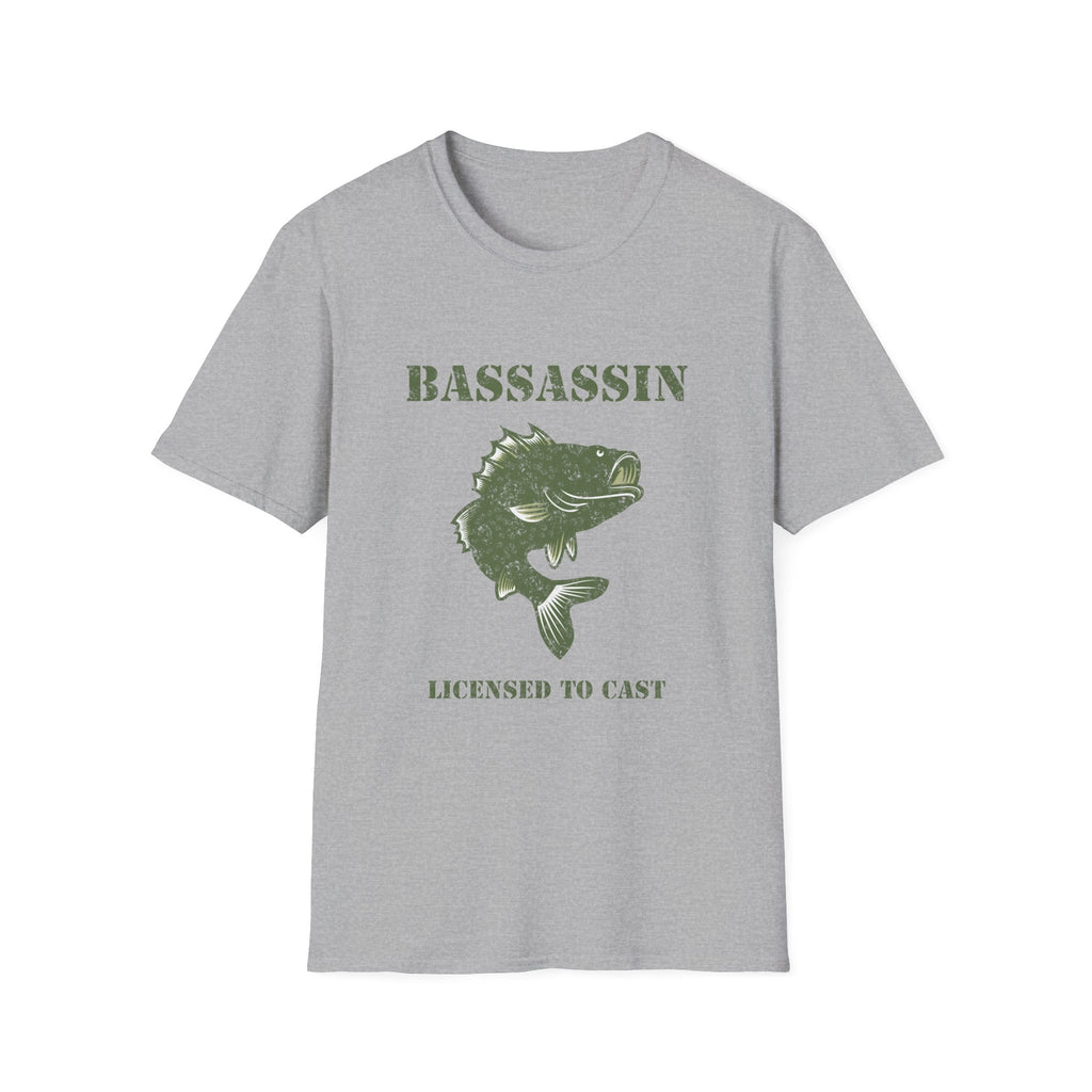 American Flag Bass Fishing T-Shirt