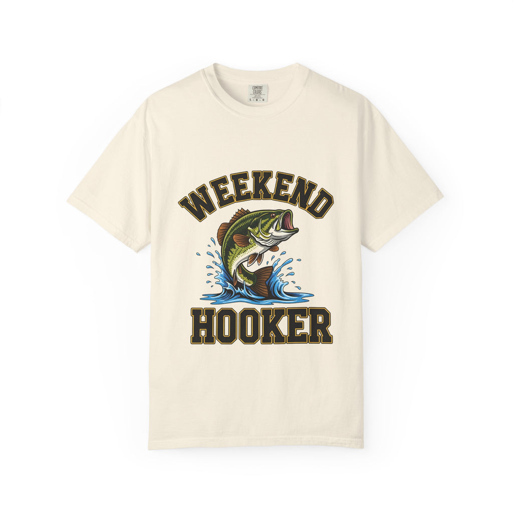 Weekend Hooker Fishing T-Shirt — Bass Graphic Tee for Anglers