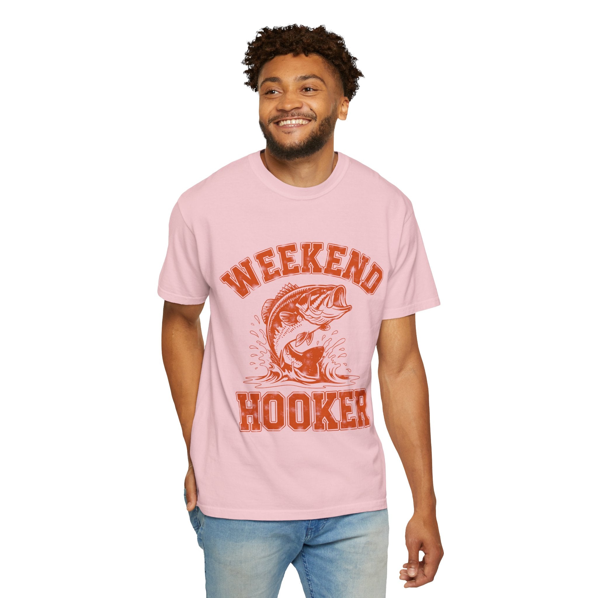 Weekend Hooker Fishing T-Shirt — Bass Graphic Tee for Anglers