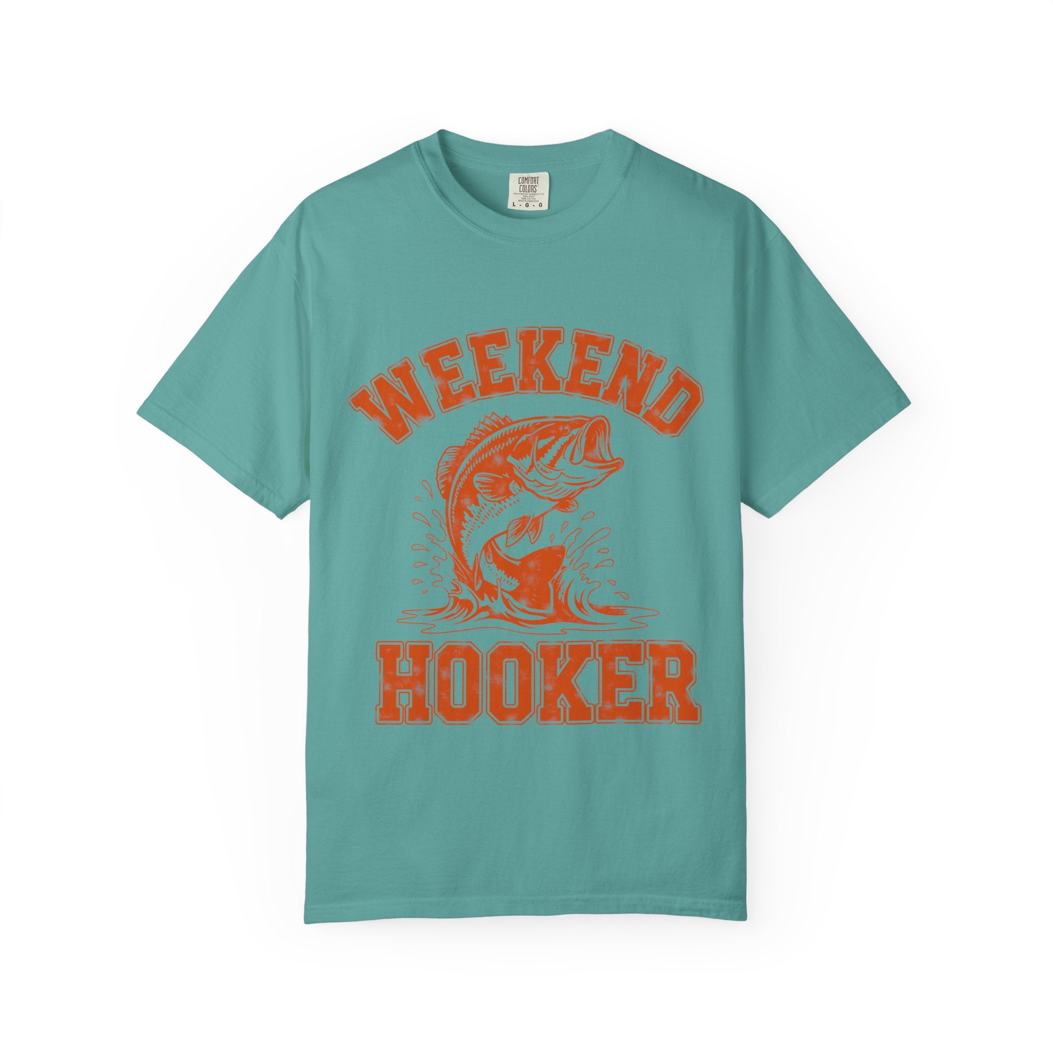 Weekend Hooker Fishing T-Shirt — Bass Graphic Tee for Anglers