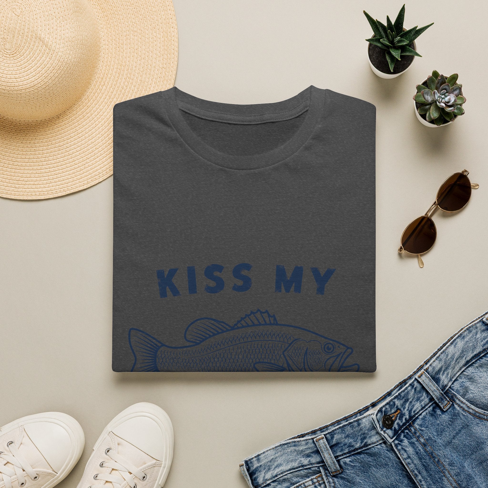 Kiss My Bass T-Shirt — Funny Fishing Tee for Anglers