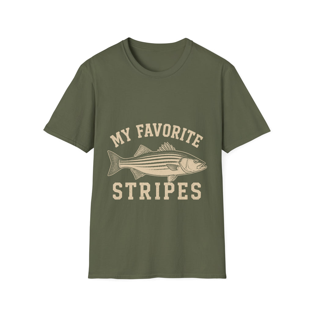 My Favorite Stripes T-Shirt – Vintage Striped Bass