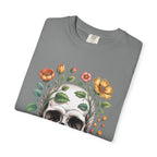 Floraler Totenkopf – Gotische Botanische Kunst