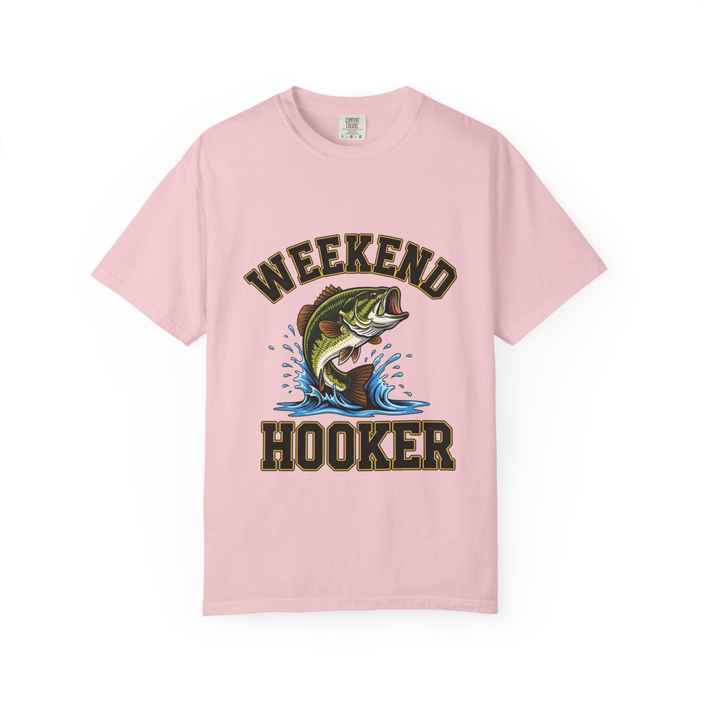 Weekend Hooker Fishing T-Shirt — Bass Graphic Tee for Anglers
