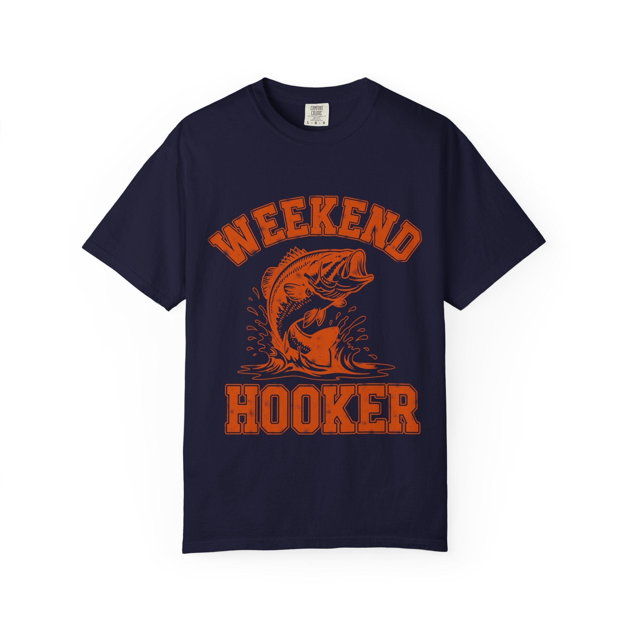 Weekend Hooker Fishing T-Shirt — Bass Graphic Tee for Anglers