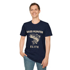 Bass Hunter Elite Vintage Fishing Angler T-Shirt