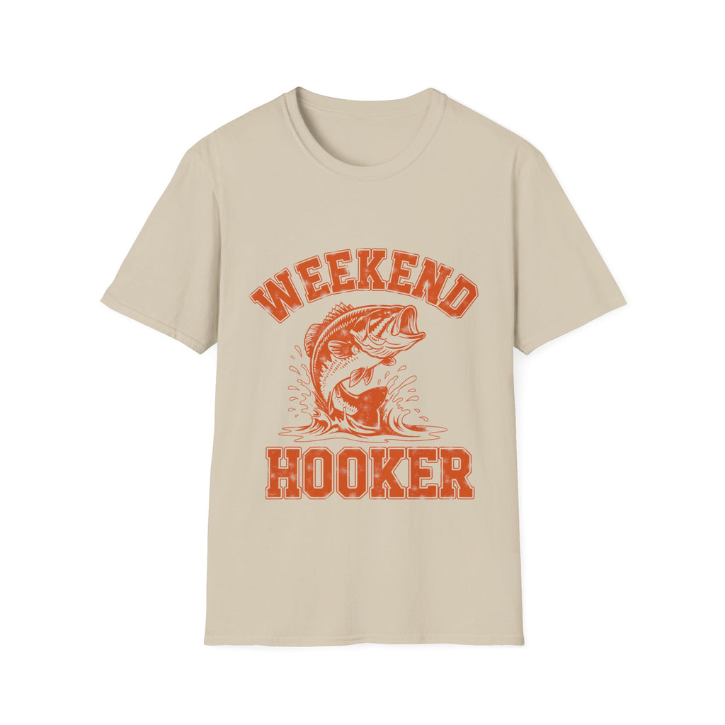Weekend Hooker T-Shirt – Funny Bass Fishing