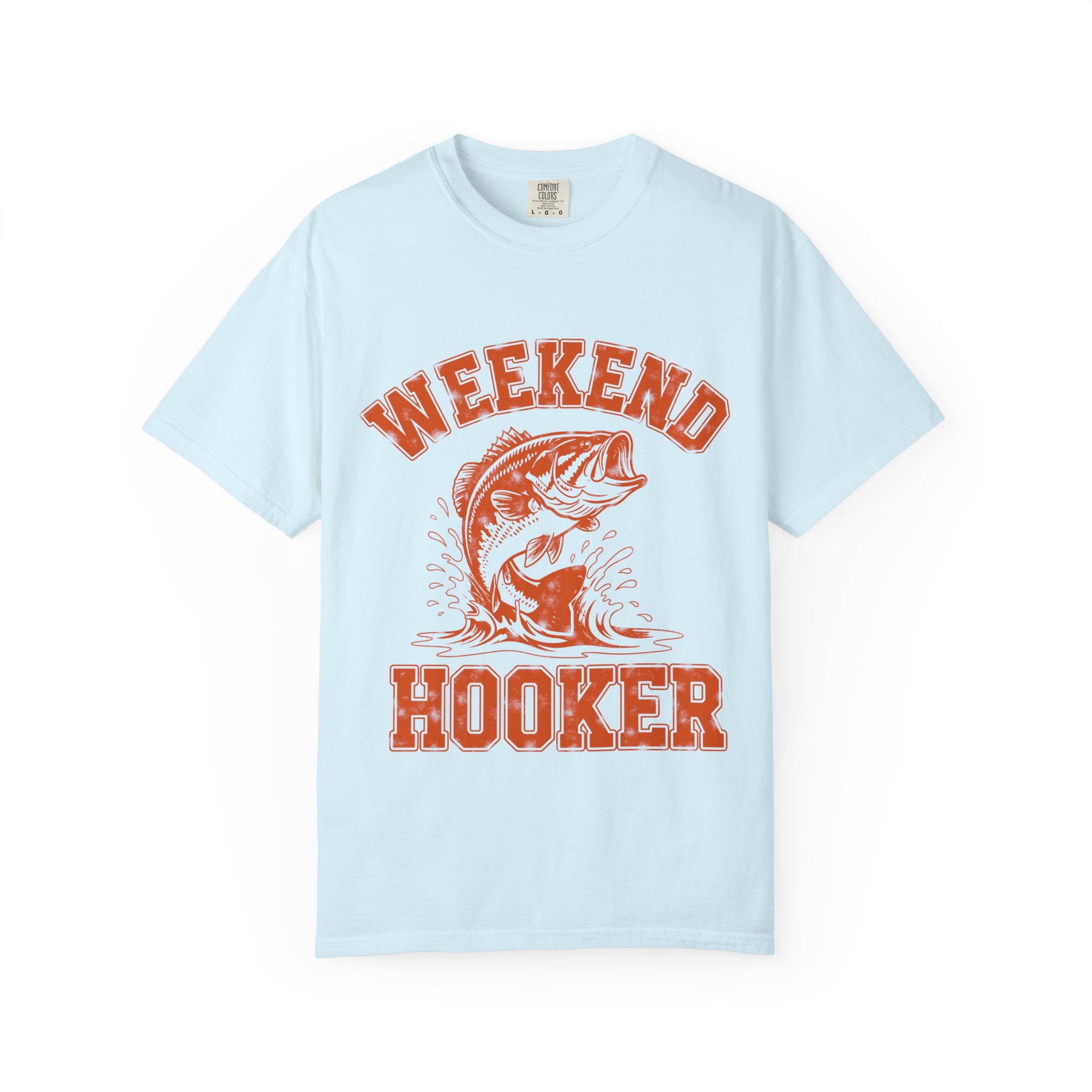 Weekend Hooker Fishing T-Shirt — Bass Graphic Tee for Anglers